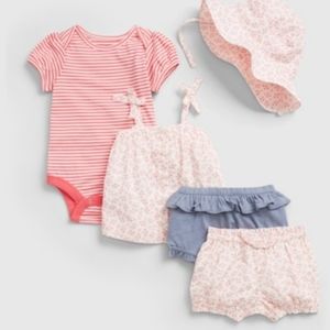 NWT Baby Girl 5-Piece Outfit Set